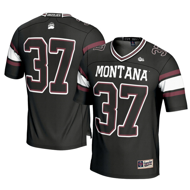 Montana Grizzlies Football Jersey, Black Sportswear Jersey Shirt, Lightweight Breathable Athletic Jersey, Casual Gift for Men