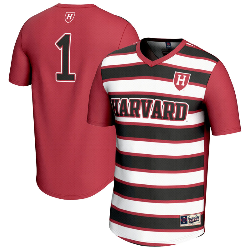 Harvard Crimson Soccer Jersey, Fashion Lightweight Sportswear Jersey Shirt, Lightweight Breathable Athletic Jersey, Casual Gift for Men
