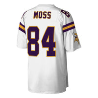 Randy Moss Minnesota Vikings Football Jersey, White Replica Sportswear Jersey Shirt, Lightweight Breathable Athletic Jersey, Casual Gift for Men