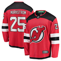 Jacob Markstrom New Jersey Devils Hockey Jersey, Red Breakaway Sportswear Jersey Shirt, Long Sleeve Hockey Sweater Jersey, Casual Gift for Men
