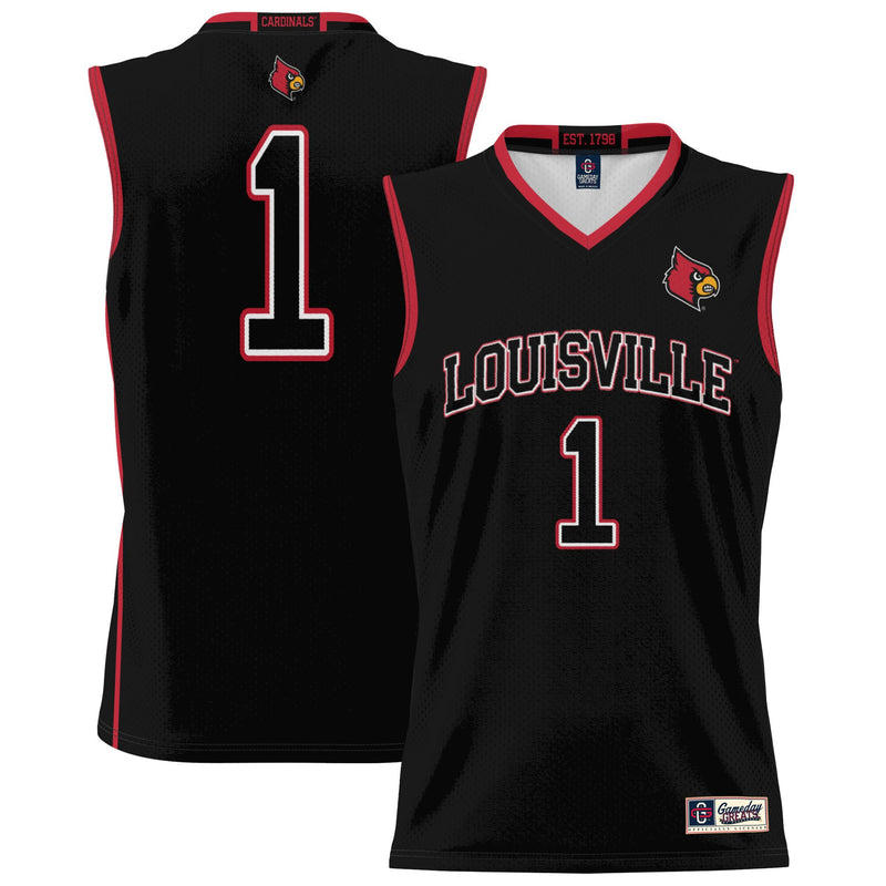 Louisville Cardinals Lightweight Basketball Jersey, Black Sportswear Jersey Shirt, Sleeveless Athletic Tank Jersey, Casual Gift for Men