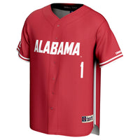 Alabama Crimson Tide Lightweight Baseball Jersey, Sportswear Jersey Shirt, Lightweight Athletic Jersey, Casual Gift for Men, Style 201421400