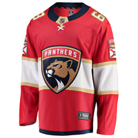 Brad Marchand Florida Panthers Hockey Jersey, Red Breakaway Home Sportswear Jersey Shirt, Long Sleeve Hockey Sweater Jersey, Casual Gift for Men