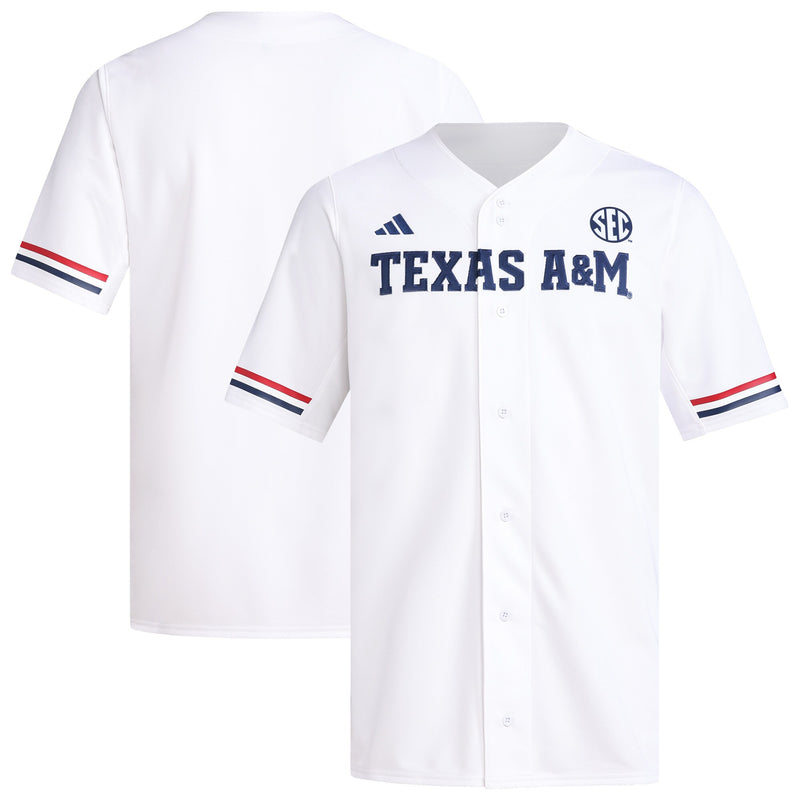 Texas A&M Aggies Baseball Jersey, White Sportswear Jersey Shirt, Lightweight Breathable Athletic Jersey, Casual Gift for Men, Style 201657282