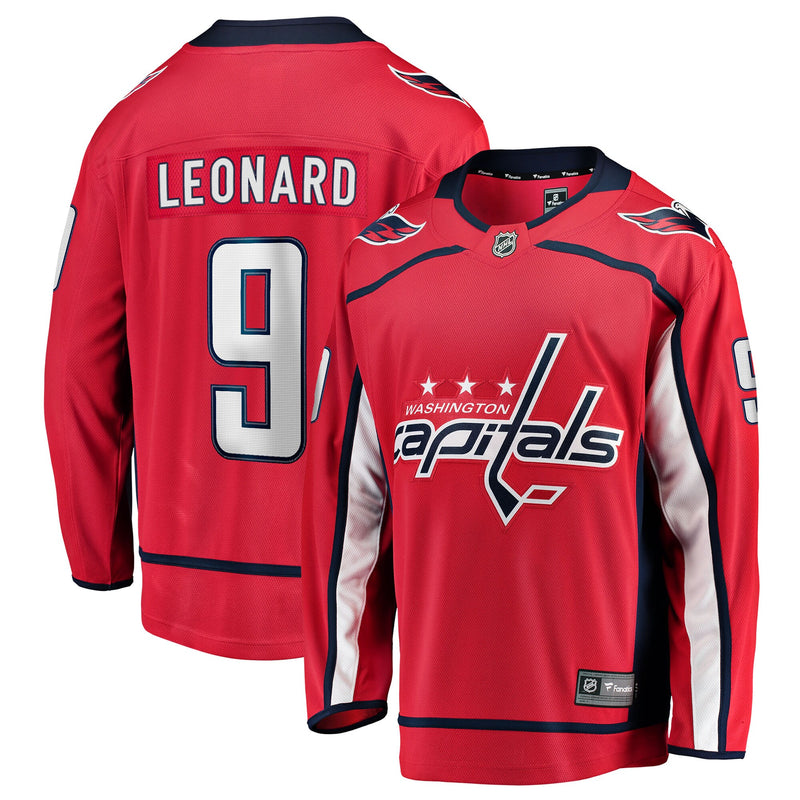 Ryan Leonard Washington Capitals Hockey Jersey, Red Breakaway Sportswear Jersey Shirt, Long Sleeve Hockey Sweater Jersey, Casual Gift for Men