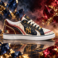 NYY Pinstripe Heritage - Cream, Navy and Gold Craft Study