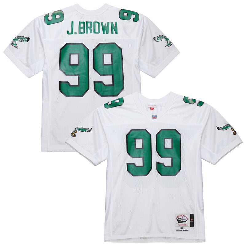 Jerome Brown Philadelphia Eagles Football Jersey, White Sportswear Jersey Shirt, Lightweight Breathable Athletic Jersey, Casual Gift for Men