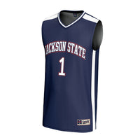 Jackson State Tigers Basketball Jersey, Royal Fashion Lightweight Sportswear Jersey Shirt, Sleeveless Athletic Tank Jersey, Casual Gift for Men