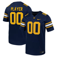 Cal Bears Football Jersey, Navy Game Sportswear Jersey Shirt, Lightweight Breathable Athletic Jersey, Casual Gift for Men, Style 202104049