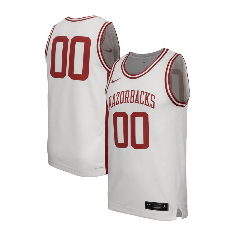 Arkansas Razorbacks Basketball Jersey, White Replica Sportswear Jersey Shirt, Sleeveless Athletic Tank Jersey, Casual Gift for Men
