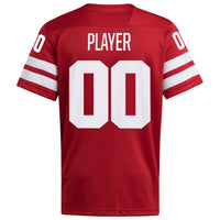 Nebraska Huskers Football Jersey, Scarlet Sportswear Jersey Shirt, Lightweight Breathable Athletic Jersey, Casual Gift for Men, Style 203320156