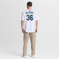 Logan Gilbert Seattle Mariners Baseball Jersey, White Sportswear Jersey Shirt, Lightweight Breathable Athletic Jersey, Casual Gift for Men