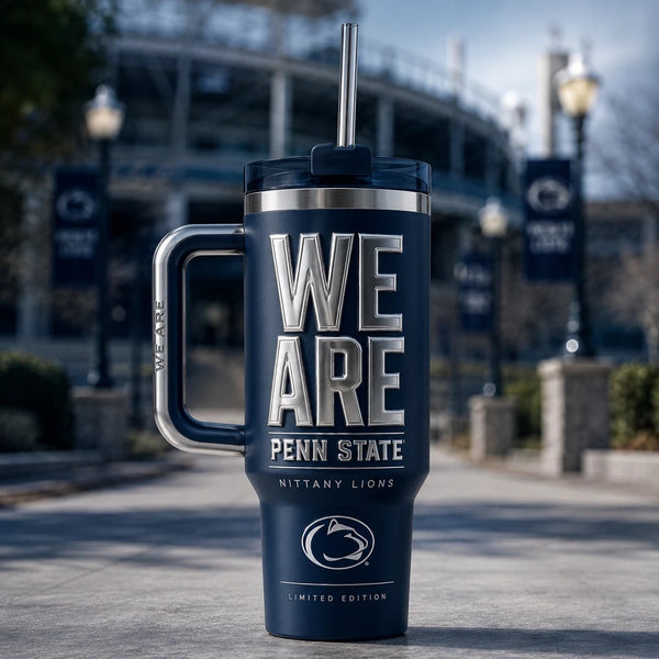 PSU Statement - We Are Wordmark in Navy - main