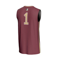 Florida State Seminoles Basketball Jersey, Garnet Sportswear Jersey Shirt, Sleeveless Athletic Tank Jersey, Casual Gift for Men, Style 202219760
