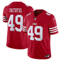 The Faithful San Francisco 49ers Football Jersey, Sportswear Jersey Shirt, Lightweight Athletic Jersey, Casual Gift for Men, Style 2001823042