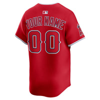Los Angeles Angels Baseball Jersey, Red Sportswear Jersey Shirt, Lightweight Breathable Athletic Jersey, Casual Gift for Men, Style 202753843