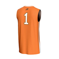 Florida A&M Rattlers Basketball Jersey, Orange Fashion Lightweight Sportswear Jersey Shirt, Sleeveless Athletic Tank Jersey, Casual Gift for Men
