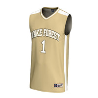 Wake Forest Demon Deacons Basketball Jersey, Gold Sportswear Jersey Shirt, Sleeveless Athletic Tank Jersey, Casual Gift for Men, Style 202219722