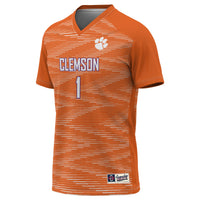 Clemson Tigers Soccer Jersey, Orange Sportswear Jersey Shirt, Lightweight Breathable Athletic Jersey, Casual Gift for Men, Style 200422986
