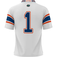 Florida Gators Football Jersey, White Sportswear Jersey Shirt, Lightweight Breathable Athletic Jersey, Casual Gift for Men, Style 200425326