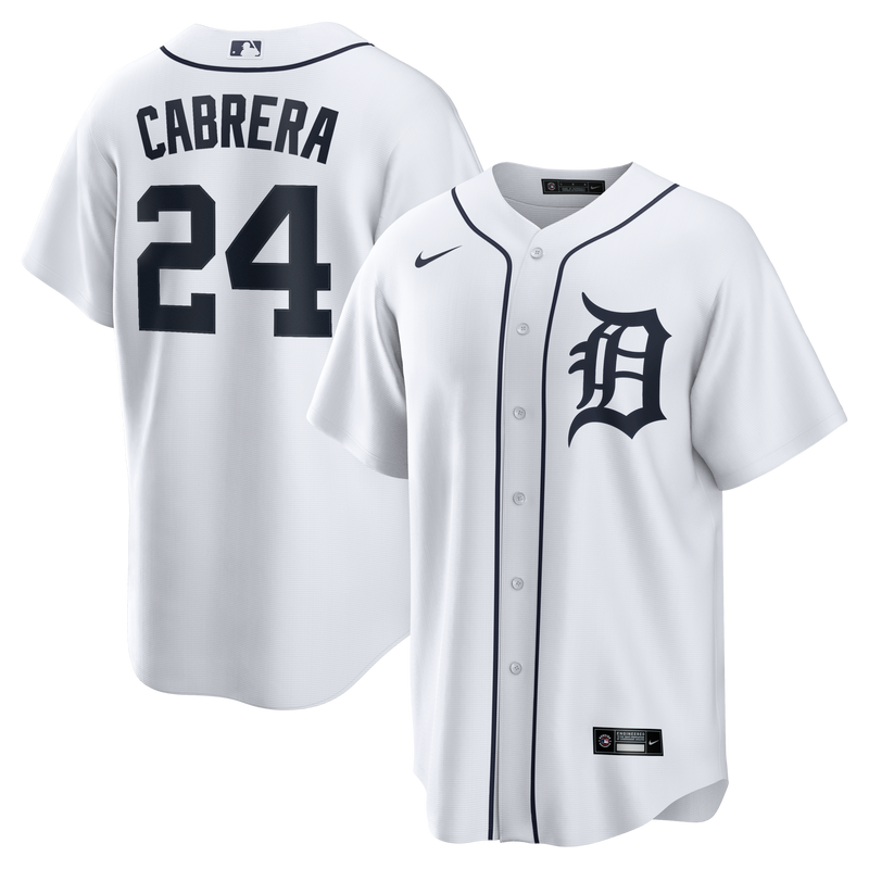 Miguel Cabrera Detroit Tigers Baseball Jersey, White Sportswear Jersey Shirt, Lightweight Breathable Athletic Jersey, Casual Gift for Men