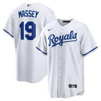 Michael Massey Kansas City Royals Baseball Jersey, White Sportswear Jersey Shirt, Lightweight Breathable Athletic Jersey, Casual Gift for Men