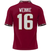 Chris Weinke Garnet Florida Football Jersey, Football Sportswear Jersey Shirt, Lightweight Breathable Athletic Jersey, Casual Gift for Men