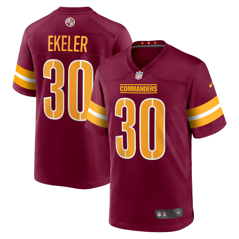Austin Ekeler Washington Commanders Football Jersey, Sportswear Jersey Shirt, Lightweight Breathable Athletic Jersey, Casual Gift for Men