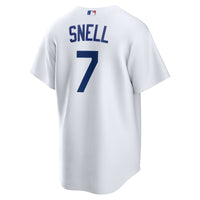Blake Snell Los Angeles Dodgers Baseball Jersey, White Sportswear Jersey Shirt, Lightweight Breathable Athletic Jersey, Casual Gift for Men