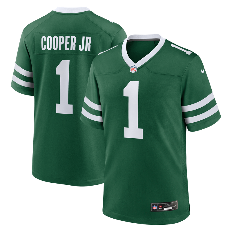 Omar Cooper Jr. New York Jets Football Jersey, Green Game Sportswear Jersey Shirt, Lightweight Breathable Athletic Jersey, Casual Gift for Men
