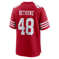 Tatum Bethune San Francisco 49ers Football Jersey, Scarlet Sportswear Jersey Shirt, Lightweight Breathable Athletic Jersey, Casual Gift for Men