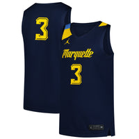 Marquette Golden Eagles Basketball Jersey, Navy Replica Sportswear Jersey Shirt, Sleeveless Athletic Tank Jersey, Casual Gift for Men