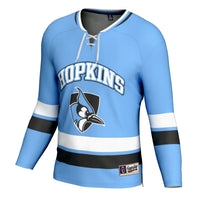 Johns Hopkins Blue Jays Hockey Jersey, Light Sportswear Jersey Shirt, Long Sleeve Hockey Sweater Jersey, Casual Gift for Men