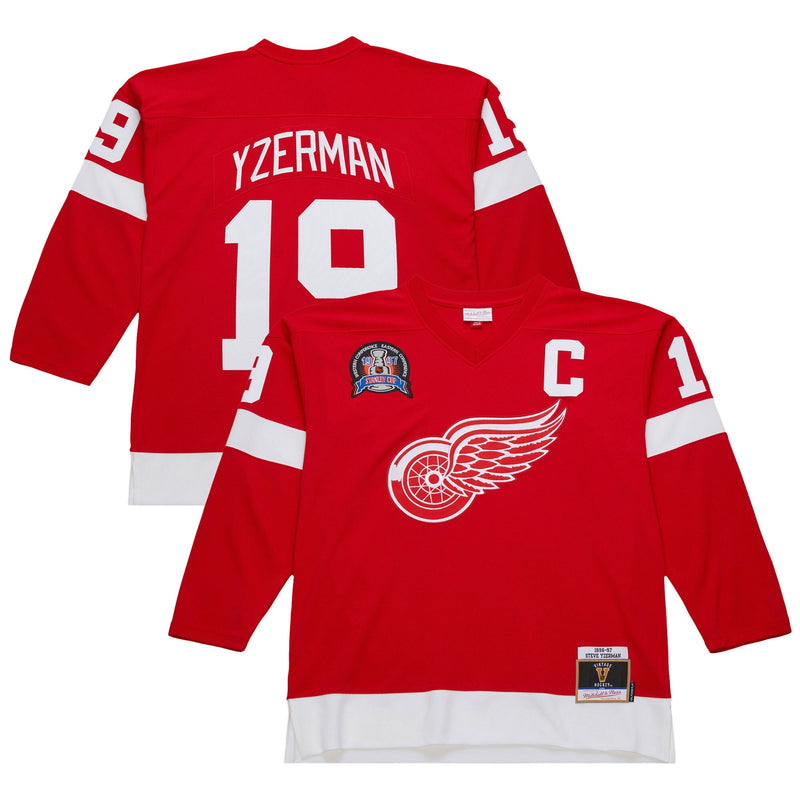 Detroit Red Wings Hockey Jersey, Hockey Sportswear Jersey Shirt, Long Sleeve Hockey Sweater Jersey, Casual Gift for Men, Style 201979062