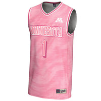 Minnesota Golden Gophers Basketball Jersey, Pink Fashion Sportswear Jersey Shirt, Sleeveless Athletic Tank Jersey, Casual Gift for Men