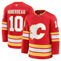 Jonathan Huberdeau Calgary Flames Hockey Jersey, Red Premium Sportswear Jersey Shirt, Long Sleeve Hockey Sweater Jersey, Casual Gift for Men