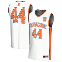 Syracuse Orange Basketball Jersey, White Fashion Sportswear Jersey Shirt, Sleeveless Athletic Tank Jersey, Casual Gift for Men, Style 203652705
