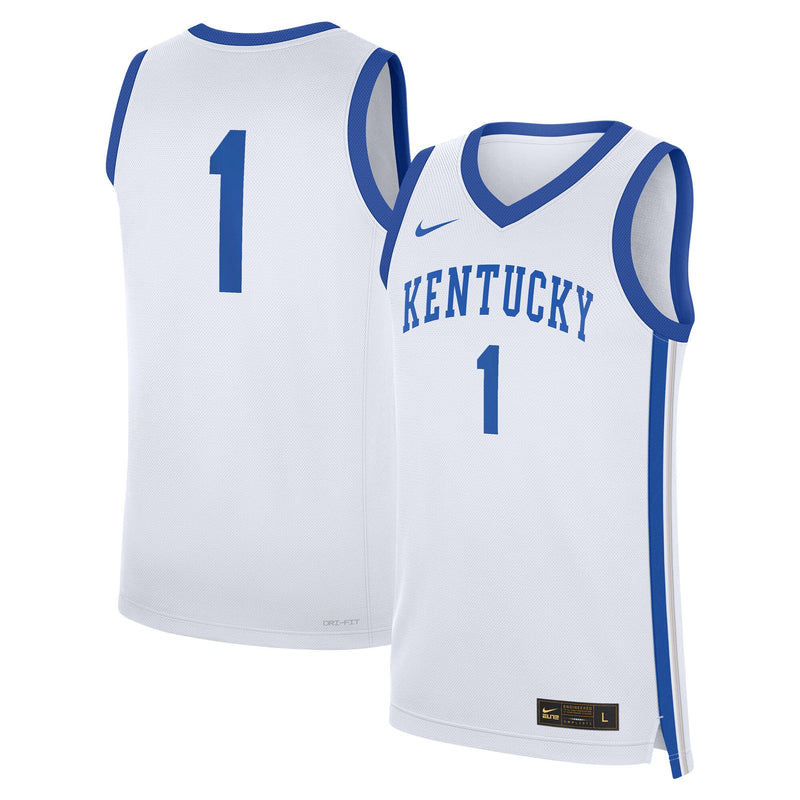 Kentucky Wildcats Football Jersey, White Replica Home Sportswear Jersey Shirt, Lightweight Breathable Athletic Jersey, Casual Gift for Men