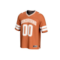 Texas Longhorns Football Jersey, Orange Sportswear Jersey Shirt, Lightweight Breathable Athletic Jersey, Casual Gift for Men, Style 202073218