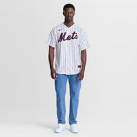 Carson Benge New York Mets Baseball Jersey, White Replica Sportswear Jersey Shirt, Lightweight Breathable Athletic Jersey, Casual Gift for Men