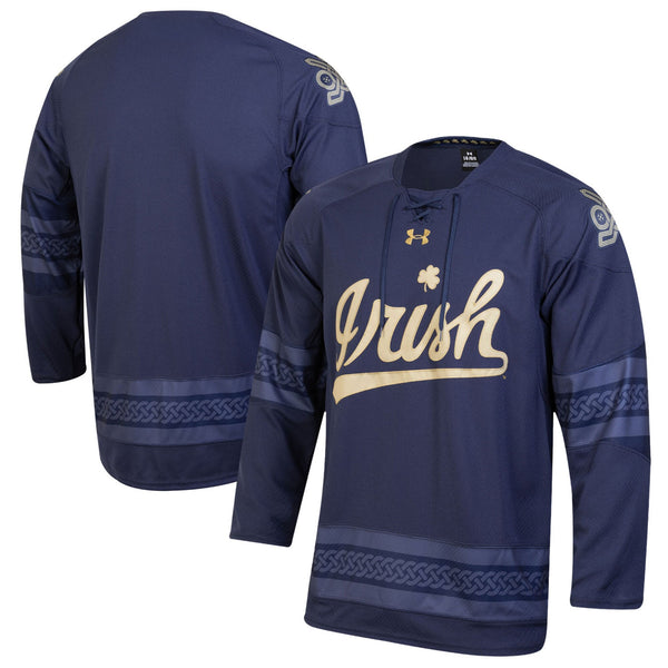 Notre Dame Fighting Irish Ireland Replica Hockey Jersey - Navy