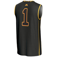 Minnesota Golden Gophers Basketball Jersey, Black Lightweight Sportswear Jersey Shirt, Sleeveless Athletic Tank Jersey, Casual Gift for Men