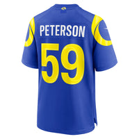 Darryl Peterson Los Angeles Rams Football Jersey, Royal Sportswear Jersey Shirt, Lightweight Breathable Athletic Jersey, Casual Gift for Men