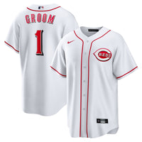 Cincinnati Reds Baseball Jersey, White Sportswear Jersey Shirt, Lightweight Breathable Athletic Jersey, Casual Gift for Men, Style 202855855