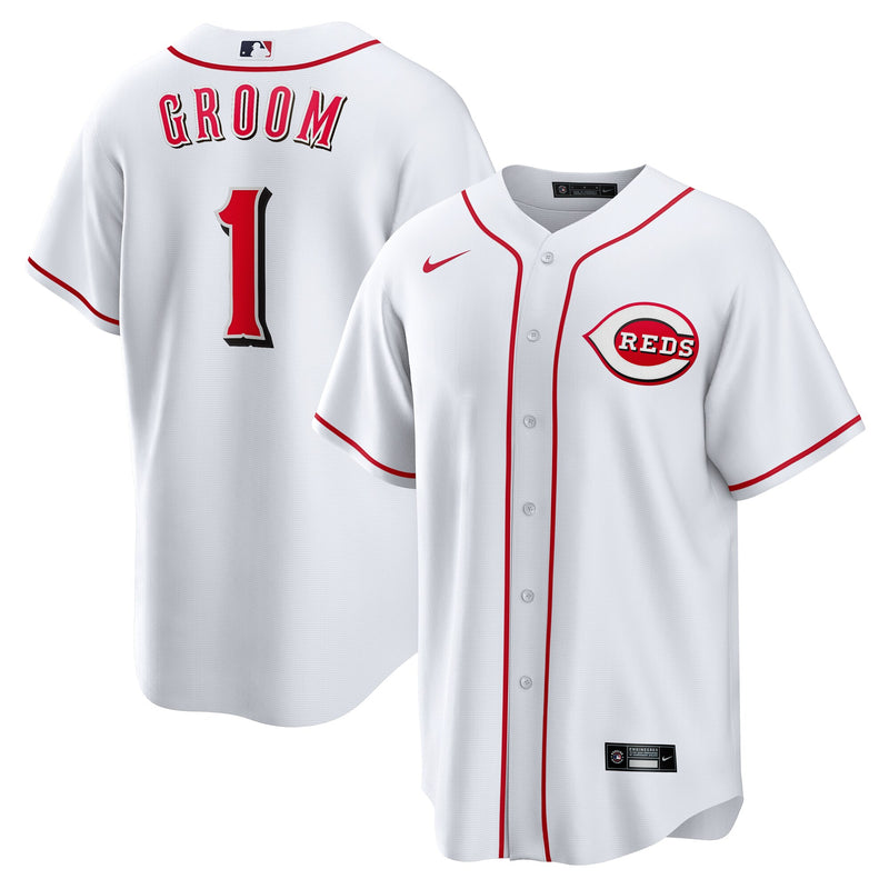 Cincinnati Reds Baseball Jersey, White Sportswear Jersey Shirt, Lightweight Breathable Athletic Jersey, Casual Gift for Men, Style 202855855