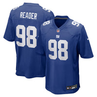 D.J. Reader New York Giants Football Jersey, Royal Game Sportswear Jersey Shirt, Lightweight Breathable Athletic Jersey, Casual Gift for Men