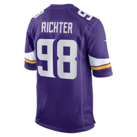 Bo Richter Minnesota Vikings Football Jersey, Purple Game Sportswear Jersey Shirt, Lightweight Breathable Athletic Jersey, Casual Gift for Men