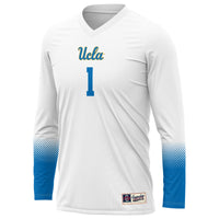 UCLA Bruins Volleyball Jersey, White Lightweight Sportswear Jersey Shirt, Lightweight Breathable Athletic Jersey, Casual Gift for Men