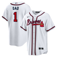 Atlanta Braves Baseball Jersey, White Sportswear Jersey Shirt, Lightweight Breathable Athletic Jersey, Casual Gift for Men, Style 202855874