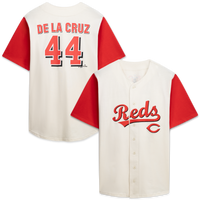 Cincinnati Reds Baseball Jersey, Cream Red Fashion Sportswear Jersey Shirt, Lightweight Breathable Athletic Jersey, Casual Gift for Men